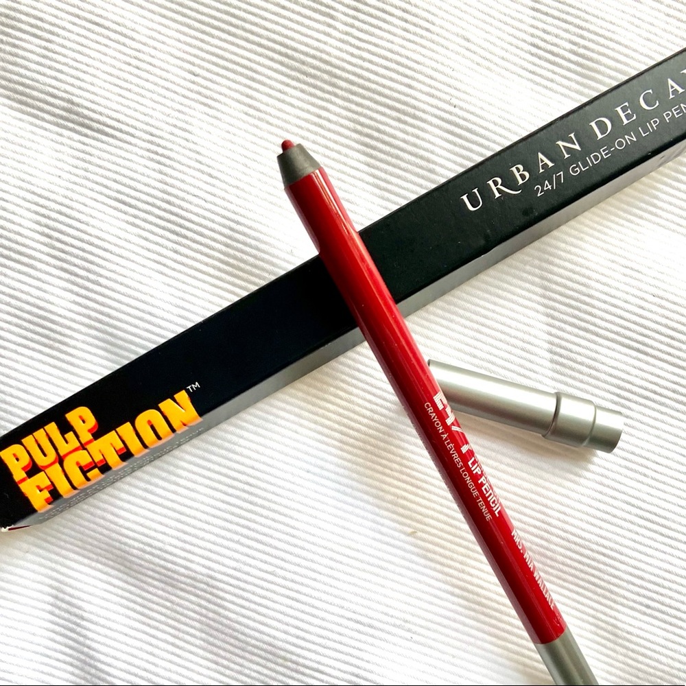 NIB Urban Decay Pulp Fiction 24/7 Glide-On Lip Pencil in Mrs. Mia Wallace